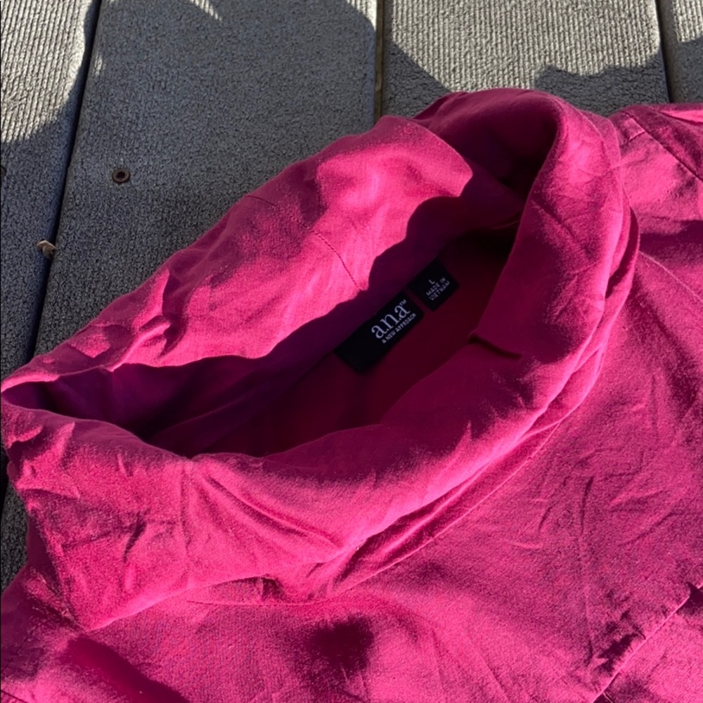 ❄️ Mulberry Colored Turtleneck Blouse - Picture 3 of 6